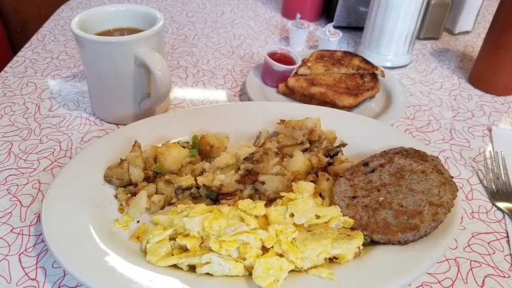Big Breakfast with Salt Rising Toast and Homemade Jam