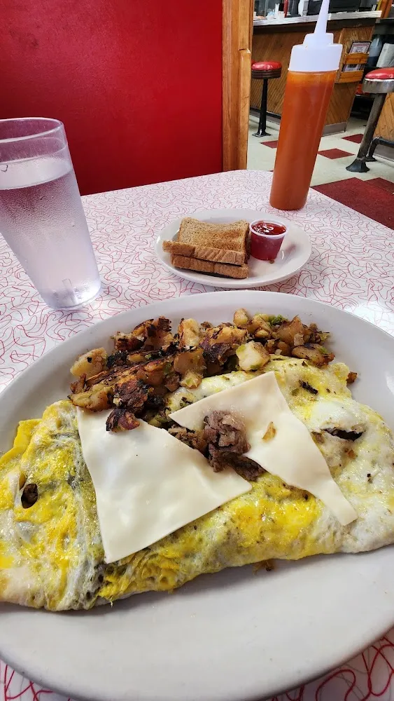 Philly Cheesesteak Omelette